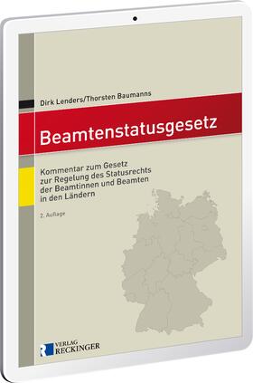Beamtenstatusgesetz – Digital | Verlag W. Reckinger | Datenbank | sack.de