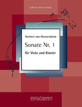 Breier |  Sonate Nr. 1 für Viola und Klavier | Buch |  Sack Fachmedien