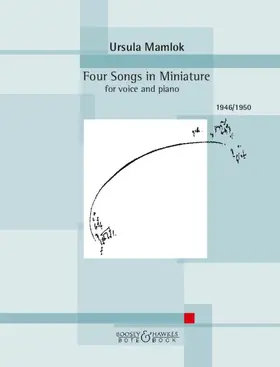  Four Songs in Miniature | Sonstiges |  Sack Fachmedien
