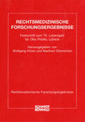 Klose / Oehmichen |  Festschrift zum 70. Lebensjahr für Otto Pribilla, Lübeck | Buch |  Sack Fachmedien