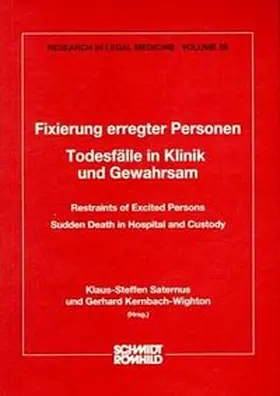 Saternus / Kernbach-Wighton |  Fixierung erregter Personen | Buch |  Sack Fachmedien