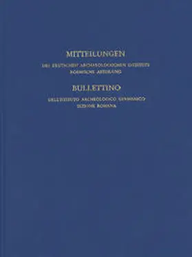  Mitteilungen des Deutschen Archäologischen Instituts, Römische Abteilung | Buch |  Sack Fachmedien
