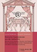 Weidemann |  Römische Staatskalender aus der Spätantike | Buch |  Sack Fachmedien