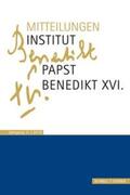 Voderholzer / Vorderholzer |  Mitteilungen Institut Papst Benedikt XVI.. Bd.11 | Buch |  Sack Fachmedien