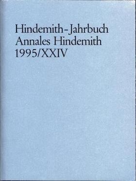 Hindemith-Institut, Frankfurt/Main | Hindemith-Jahrbuch | Buch | 978-3-7957-0135-2 | www.sack.de