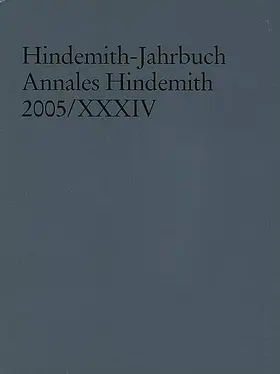 Hindemith-Institut, Frankfurt / Main |  Hindemith-Jahrbuch | Buch |  Sack Fachmedien