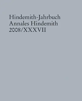 Hindemith-Institut, Frankfurt / Main |  Hindemith-Jahrbuch | Buch |  Sack Fachmedien