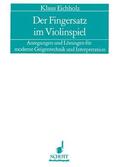 Eichholz |  Der Fingersatz im Violinspiel | Buch |  Sack Fachmedien