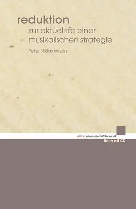 Wilson |  Reduktion | Buch |  Sack Fachmedien