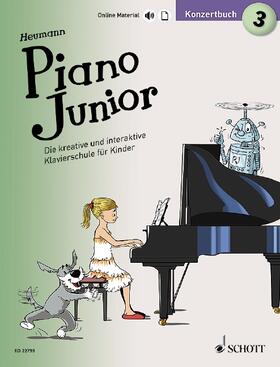 Heumann |  Piano Junior: Konzertbuch 3 | Buch |  Sack Fachmedien