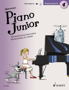 Heumann |  Piano Junior: Konzertbuch 4 | Buch |  Sack Fachmedien