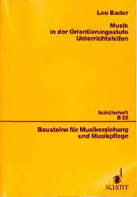 Bader |  Musik in der Orientierungsstufe | Buch |  Sack Fachmedien
