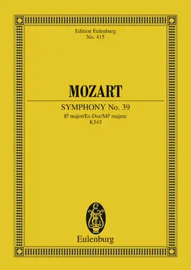 Mozart / Clarke |  Symphony No. 39 Eb major | eBook | Sack Fachmedien
