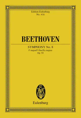 Beethoven / Clarke |  Symphony No. 8 F major | eBook | Sack Fachmedien