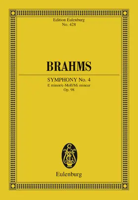 Brahms / Clarke |  Symphony No. 4 E Minor | eBook | Sack Fachmedien