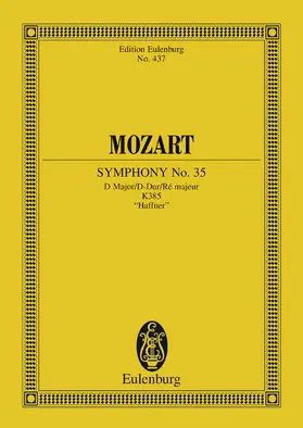Mozart / Kroyer |  Symphony No. 35 D major | eBook | Sack Fachmedien