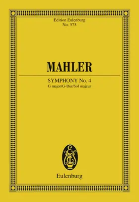 Mahler / Ratz |  Symphony No. 4 G major | eBook | Sack Fachmedien
