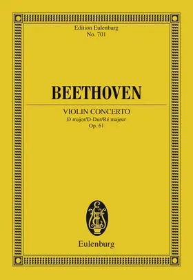 Beethoven / Clarke |  Violin Concerto D major | eBook | Sack Fachmedien