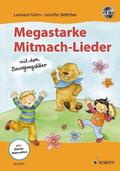 Böttcher / Hahn |  Hahn, L: Megastarke Mitmachlieder - mit Bewegungsbiber/+CD | Buch |  Sack Fachmedien