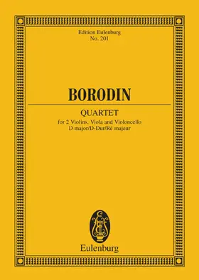 Borodin / Brown |  String Quartet No. 2 D major | eBook | Sack Fachmedien