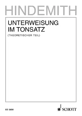 Hindemith |  Unterweisung im Tonsatz. Band 1. | Buch |  Sack Fachmedien
