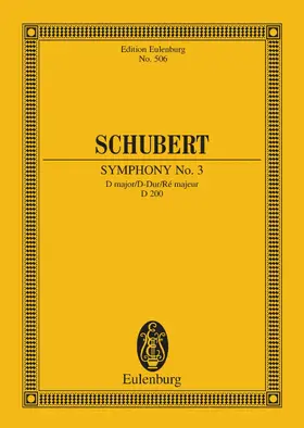 Schubert / Grabner |  Symphony No. 3 D major | eBook | Sack Fachmedien