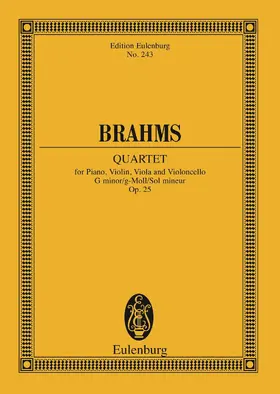 Brahms |  Piano Quintet G minor | eBook | Sack Fachmedien