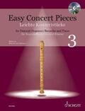Kretschmann |  Easy Concert Pieces für Sopran-Blockflöte und Klavier, Band 3 | Buch |  Sack Fachmedien