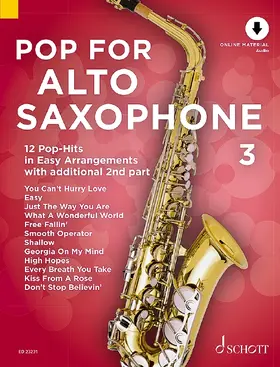  Pop For Alto Saxophone 3 | Buch |  Sack Fachmedien