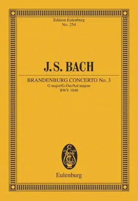 Bach / Stoeckl / Stöckl |  Brandenburg Concerto No. 3 G major | eBook | Sack Fachmedien