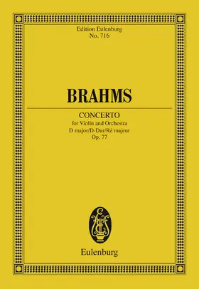 Brahms / Clarke |  Violin Concerto D major | eBook | Sack Fachmedien