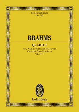 Brahms / Altmann |  String Quartet C minor | eBook | Sack Fachmedien