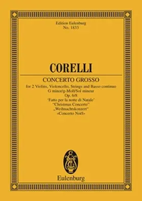 Corelli |  Concerto grosso G minor | eBook | Sack Fachmedien