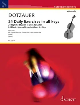 Dotzauer / Bonz |  24 Daily Exercises in all keys | eBook | Sack Fachmedien