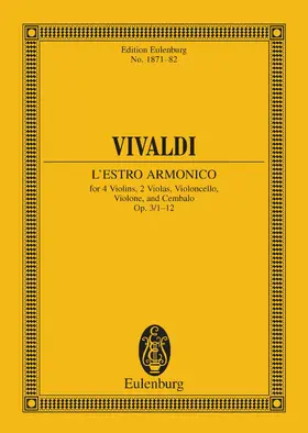 Vivaldi / Hogwood |  L'Estro Armonico | eBook | Sack Fachmedien