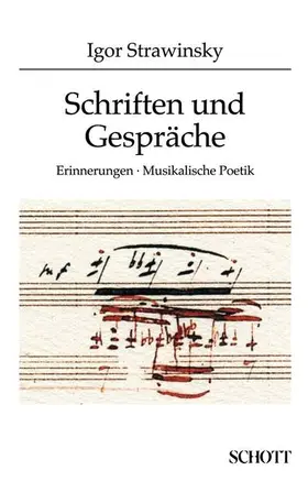 Strawinsky |  Schriften und Gespräche | Buch |  Sack Fachmedien