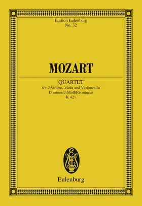 Mozart / Sadie |  String Quartet D minor | eBook | Sack Fachmedien