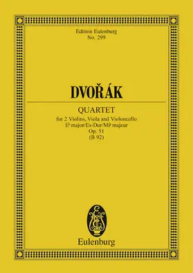 Dvorák / Dvorák |  String Quartet Eb major | eBook | Sack Fachmedien