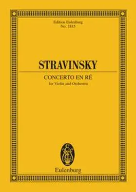 Stravinsky / Karallus |  Concerto en ré | eBook | Sack Fachmedien