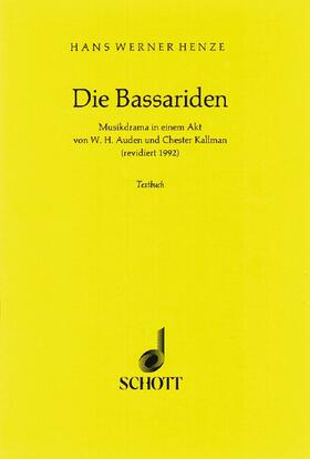  Die Bassariden | Buch |  Sack Fachmedien