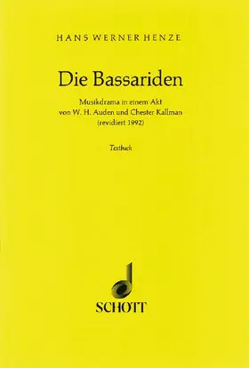  Die Bassariden | Buch |  Sack Fachmedien