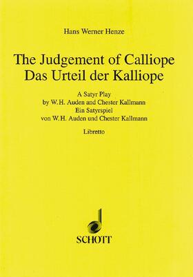 Das Urteil der Kalliope | Buch | sack.de