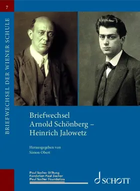 Obert |  Briefwechsel Arnold Schönberg - Heinrich Jalowetz | Buch |  Sack Fachmedien