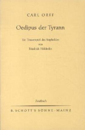  Oedipus der Tyrann | Buch |  Sack Fachmedien