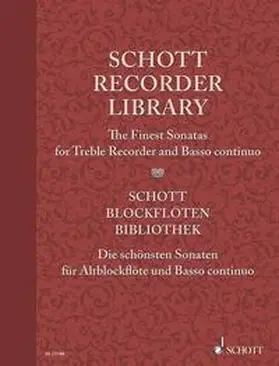 Kretschmann |  Schott Recorder Library. Alt-Blockflöte und Basso continuo | Buch |  Sack Fachmedien
