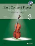 Mohrs / Deserno |  Easy Concert Pieces Violoncello  Bd. 3/m. CD | Buch |  Sack Fachmedien