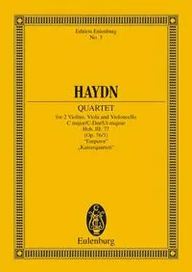 Döge |  Streichquartett C-Dur, "Kaiserquartett" | Buch |  Sack Fachmedien