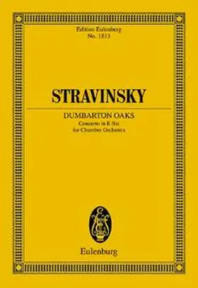  Concerto in Es "Dumbarton Oaks" | Sonstiges |  Sack Fachmedien