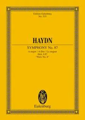 Robbins Landon |  Sinfonie Nr. 87 A-Dur | Sonstiges |  Sack Fachmedien