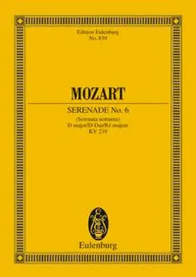 Gerber |  Serenade Nr. 6 D-Dur | Sonstiges |  Sack Fachmedien